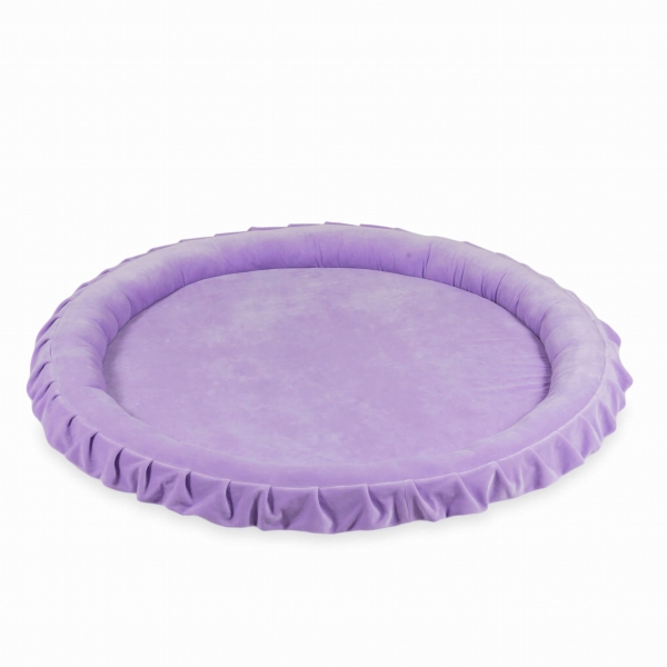 MiMii Baby Spielmatte/Spielnest VELVET Soft lila - 120cm