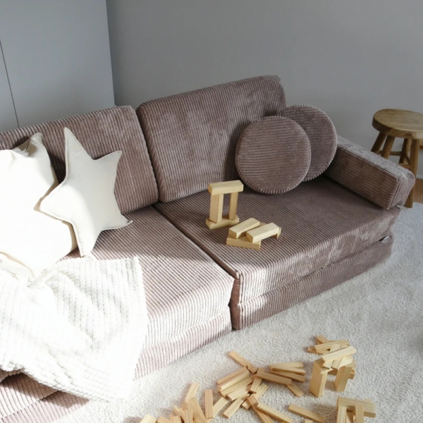 Design4Kids Spielsofa Cord Grande - vintage rose