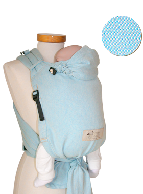 Storchenwiege Babytrage BabyCarrier aqua