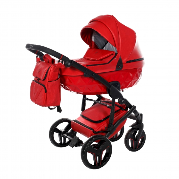 JUNAMA Kombi Kinderwagen DIAMOND S-CLASS 08 2.0 - red