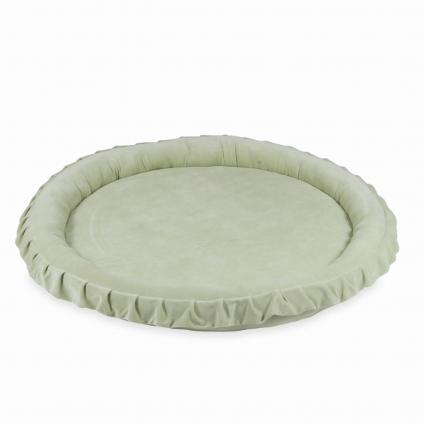 MiMii Baby Spielmatte/Spielnest VELVET Soft hellmint - 120cm