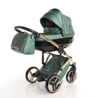 JUNAMA Kombi Kinderwagen Fluo Line 02 - grün