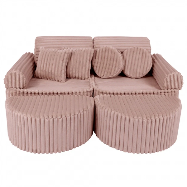 MeowBaby Spielsofa Mini Max Churros - Ruby Chocolate Pink