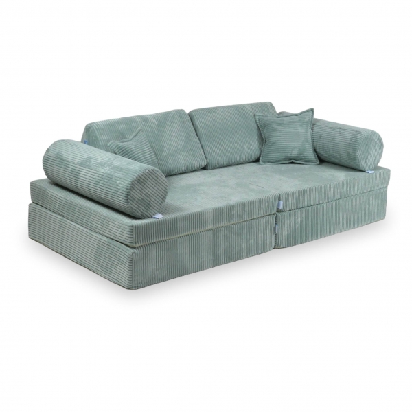 MiMii Spielsofa Komfort Cord - sage mint