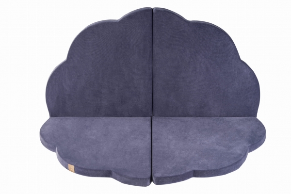 MeowBaby Baby Spielmatte Wolke, grau-blau