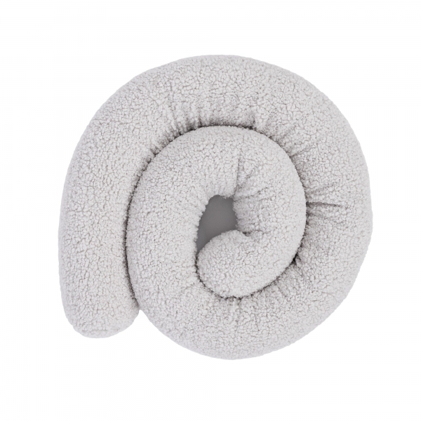 MeowBaby Bettschlange Bearly, 2 m - creme/weiß