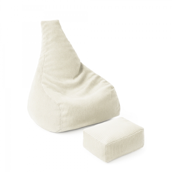 Design4Kids 2-in-1 Kindersitzsack Nuvio Grande - vanilla beige
