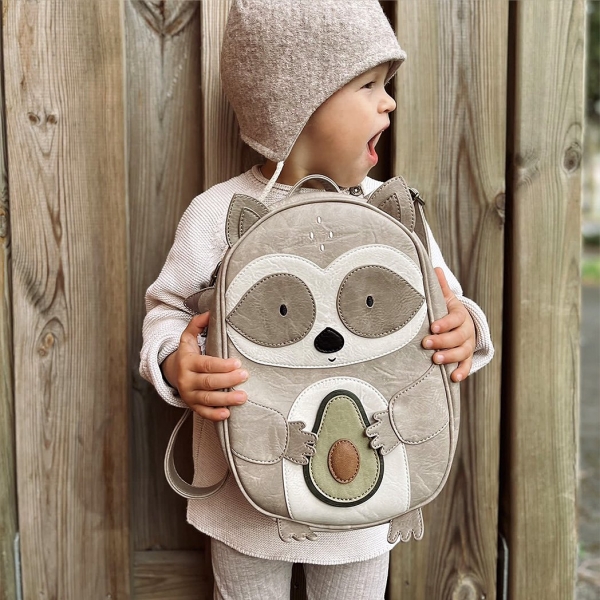 Little Who großer Kinderrucksack Waschbär Waldemar