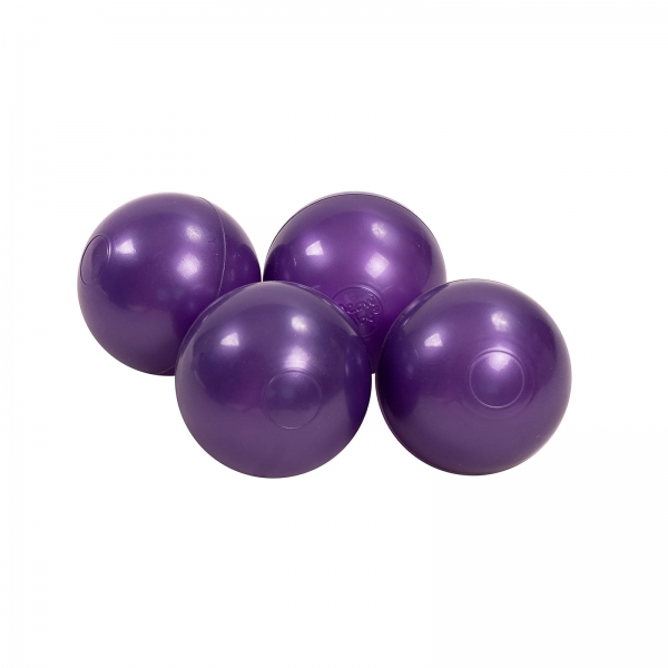 MeowBaby Ballset 50 Bälle 7 cm - violette Perle