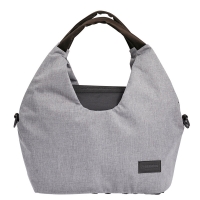 Gesslein Wickeltasche N°5 | Design 868 | grau meliert/schwarz