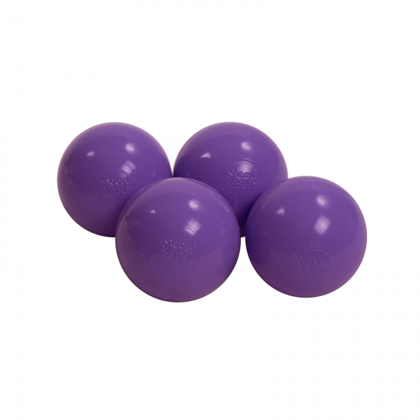MeowBaby Ballset 50 Bälle 7 cm - violett
