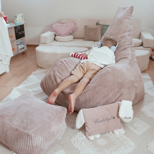 Design4Kids 2-in-1 Kindersitzsack Nuvio Grande - vintage rose