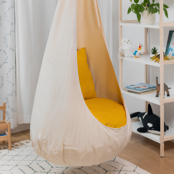 Design4Kids Hängesessel Cocoon Sunny Sparkle - beige