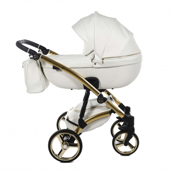 TAKO Kombi-Kinderwagen Laret GT 06 - weiß/gold