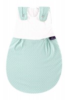 TRÄUMELAND Babyschlafsack Pünktchen Mint Gr. 80/86