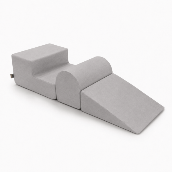 MeowBaby Schaumspielset Outzy 3 Elemente - feather fog gray