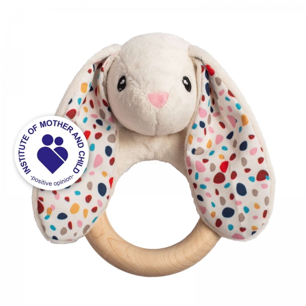 WHISBEAR Beißring - Kaninchen Beige