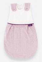 TRÄUMELAND Babyschlafsack Punkte rosa, Gr. 56/62