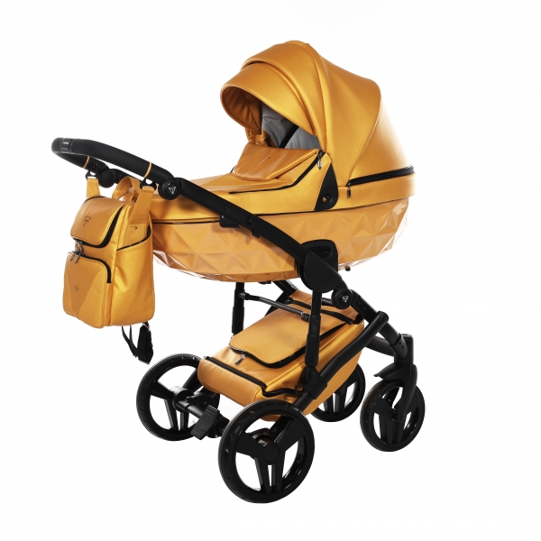 JUNAMA Kombi Kinderwagen DIAMOND S-CLASS 03 2.0 - sunny yellow