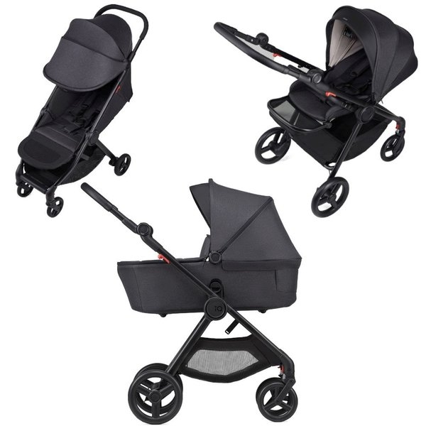 ANEX IQ All in One Set | Kombikinderwagen &amp; Reisebuggy - Dark