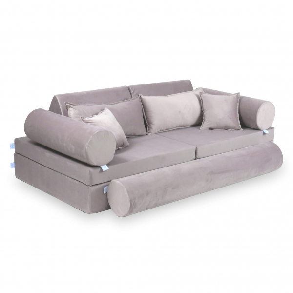 MiMii Spielsofa Deluxe Velvet - muted mauve