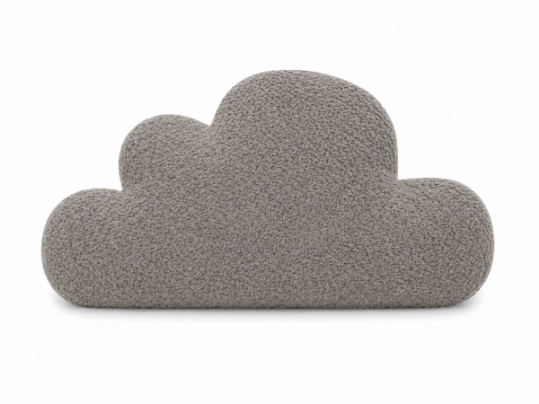 MeowBaby Deko-Kissen Wolke - Soft Bouclé Edition - taupe
