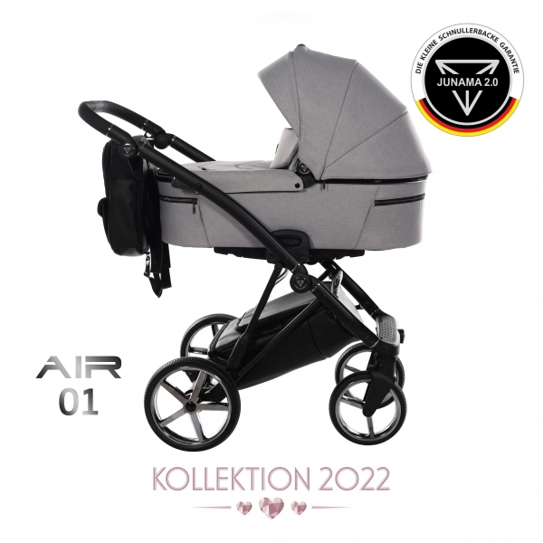 JUNAMA Kombi Kinderwagen AIR 2.0 01 - Light grey
