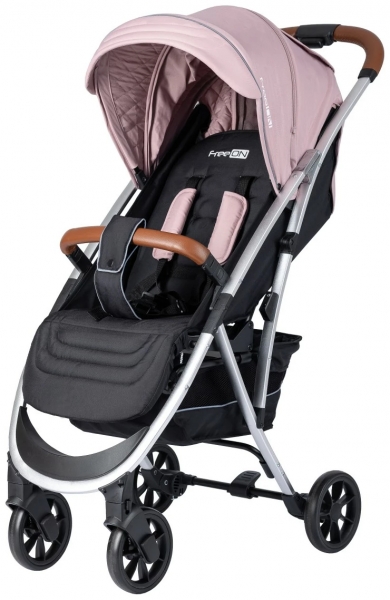 FreeON Buggy LUX premium dusty pink | Gestell silber
