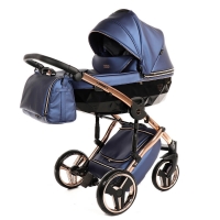JUNAMA Kombi Kinderwagen Fluo Line 01 - blau