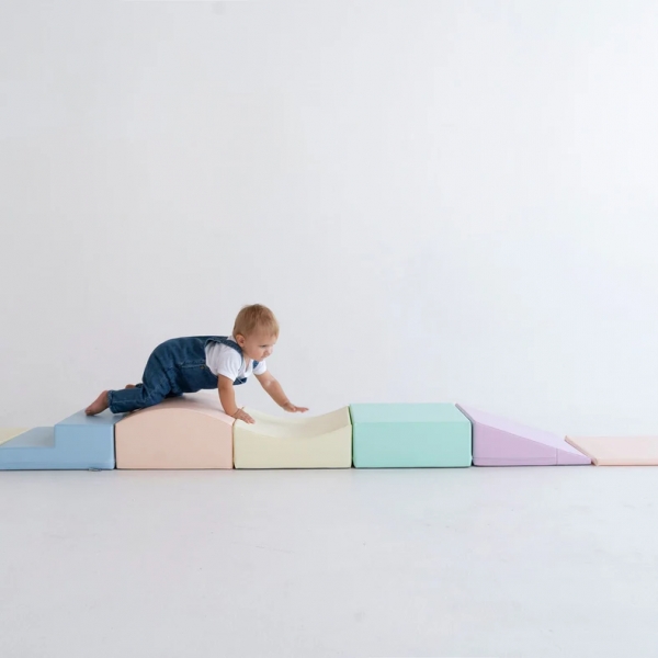 IGLU Softbausteine Spielset Little Crawler - Light pastel
