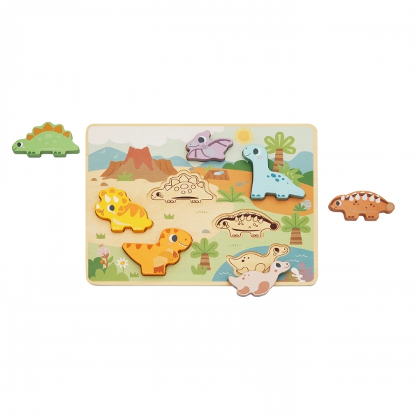 BusyKids Kinder-Puzzle-Sortiere aus Holz &quot;Dinosaurier&quot;