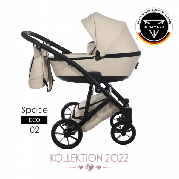 JUNAMA Kombi Kinderwagen Space Eko 2.0 02 | beige