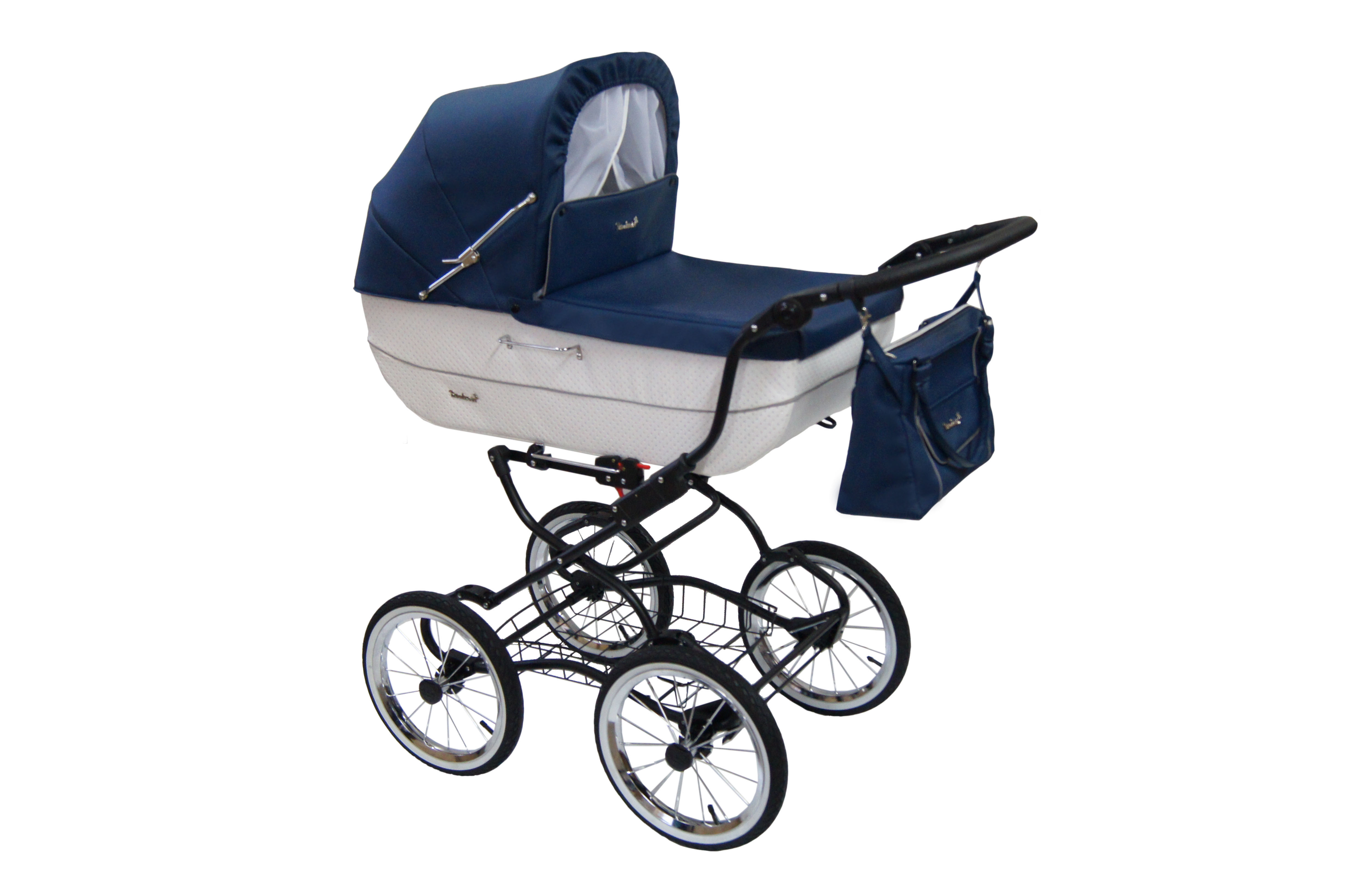 BABY FASHION Retro Kinderwagen Ren e White Ocean