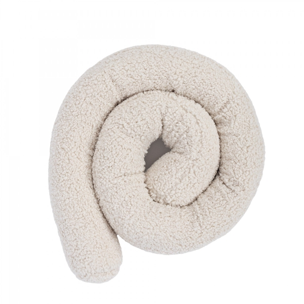 MeowBaby Bettschlange Bearly, 2 m - beige/creme