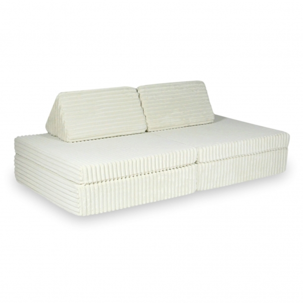 MiMii Spielsofa Classic Waffle- Cord - ivory beige