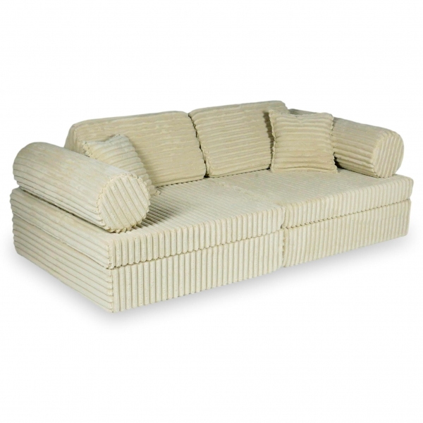 MiMii Spielsofa Komfort Waffle-Cord - salty caramel