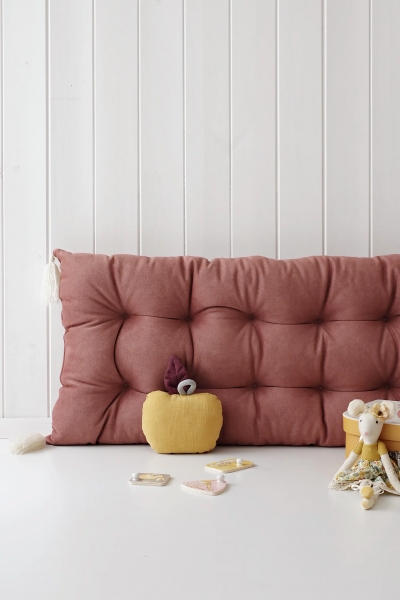 BabyWood Wippkissen L - pink | 115x50 cm