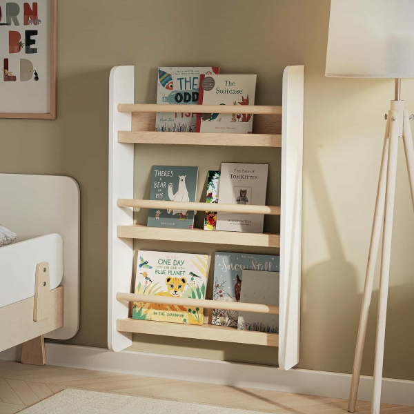 BusyKids Montessori Bücherregal MOMO - wandmontiert