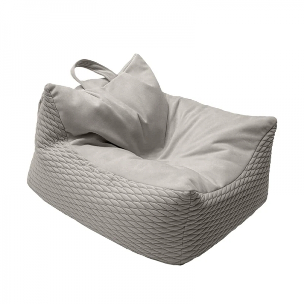 MeowBaby Sitzsack Dune eckig - stone grey