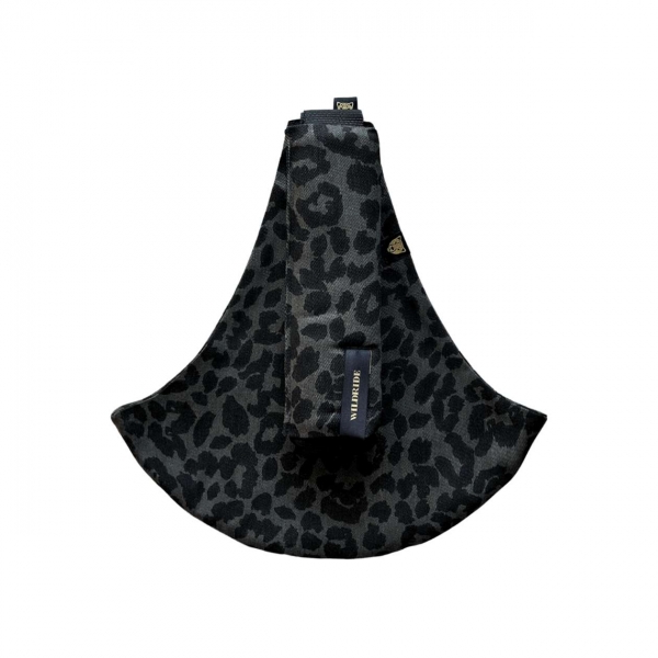 Wildride Kindertrage Print Leopard Grau