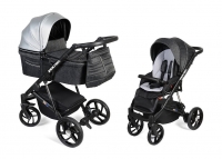 ZEKIWA Kombikinderwagen Brilliant silber/graphit