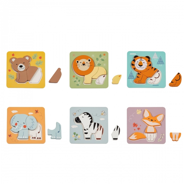 BusyKids Puzzle-Set &quot;Tiere&quot;