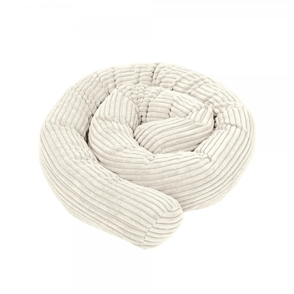 MeowBaby Bettschlange Cord, 2 m - Ästhetik vanilla