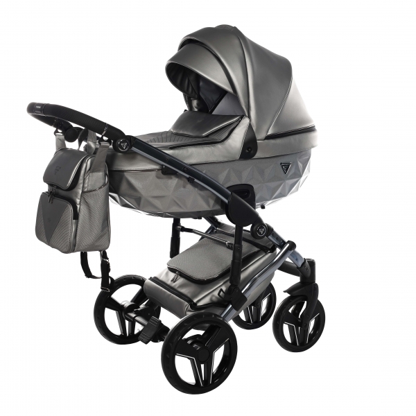 JUNAMA Kombi Kinderwagen DIAMOND S-CLASS 09 2.0 - silver