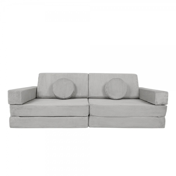 Design4Kids Spielsofa Cord Mini Grande - cloudy grey