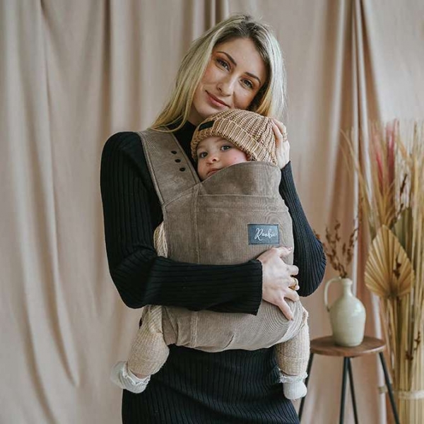 ROOKIE Babytrage Premium - Cord Mocha