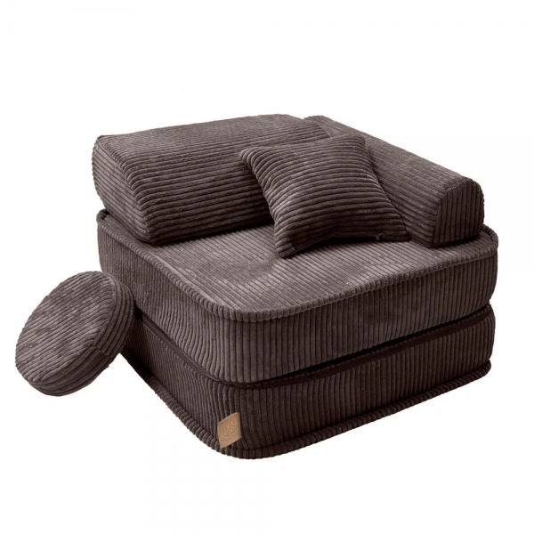 Meowbaby Kinder-Spiel-Sessel Ästhetik - braun