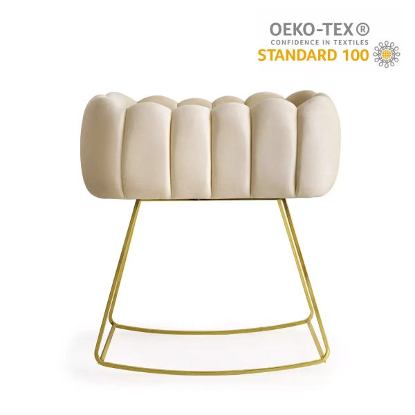 JABARI Babywiege Falcone - Beige/Gold
