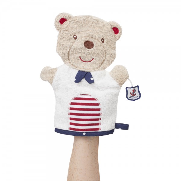 Fehn Waschhandschuh Teddy Kollektion Ocean Club