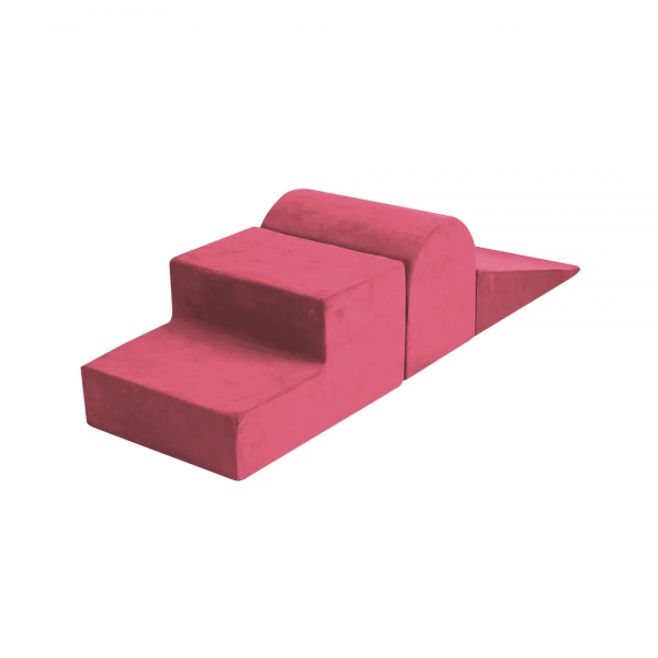 MeowBaby Schaumspielset Velvet 3 Elemente - Himbeerrot